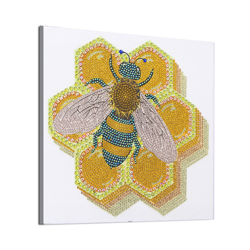 Bee and Yellow Hive Special Shaped Drills Diamond Painting