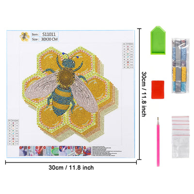 Bee and Yellow Hive Special Shaped Drills Diamond Painting