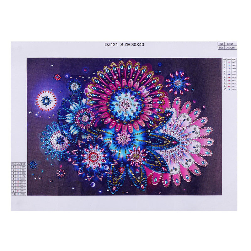 Daisy Mandala Special Shaped Drills Diamond Painting