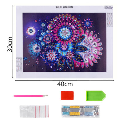 Daisy Mandala Special Shaped Drills Diamond Painting