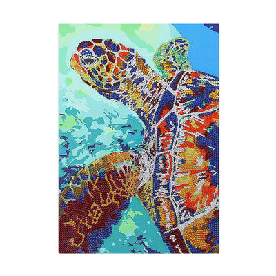 Colorful Turtle Special Shaped Drills Diamond Painting