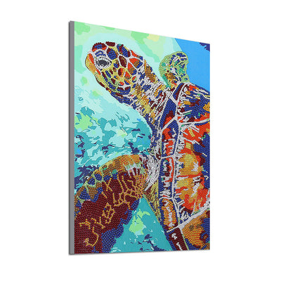 Colorful Turtle Special Shaped Drills Diamond Painting