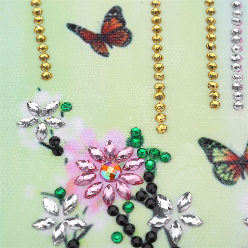 Butterfly Flower Book Special Shaped Drills Diamond Painting