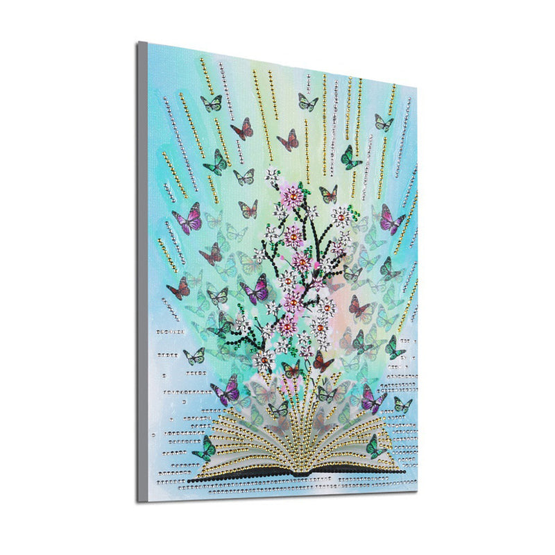 Butterfly Flower Book Special Shaped Drills Diamond Painting