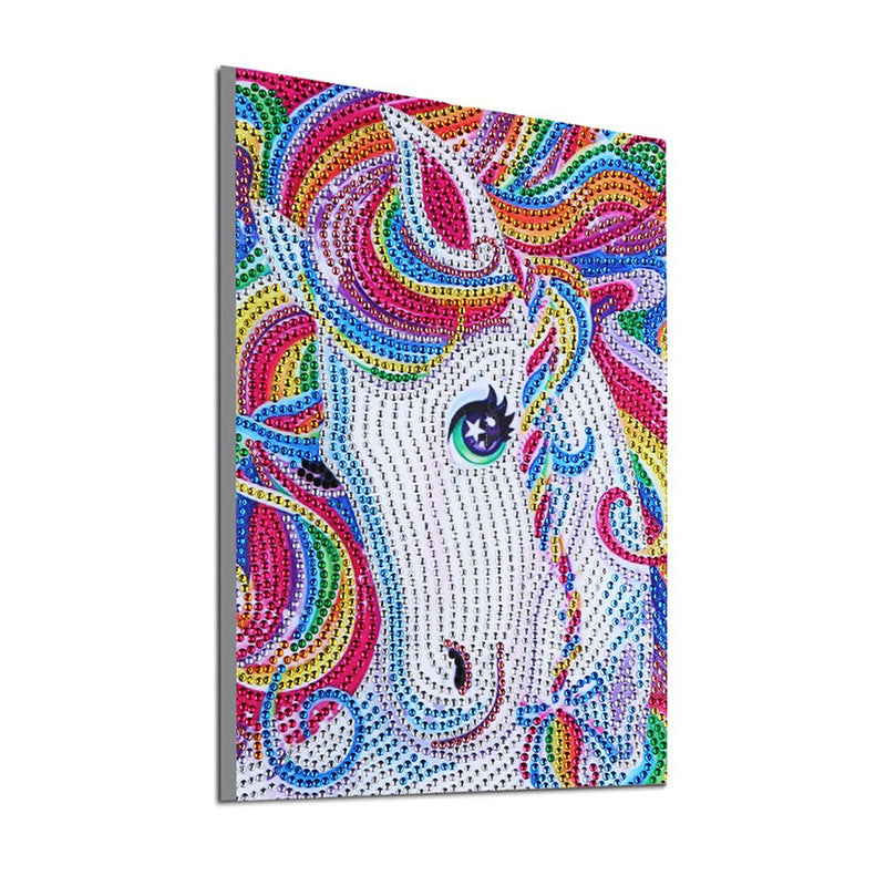 Rainbow Hair Horse Special Shaped Drills Diamond Painting