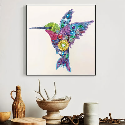 9 Styles of Flower Hummingbirds Special Shaped Drills Diamond Painting