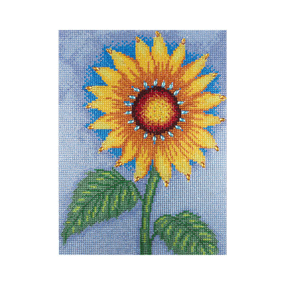 Green Leaves Sunflower Special Shaped Drills Diamond Painting