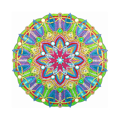 Green Mandala Special Shaped Drills Diamond Painting