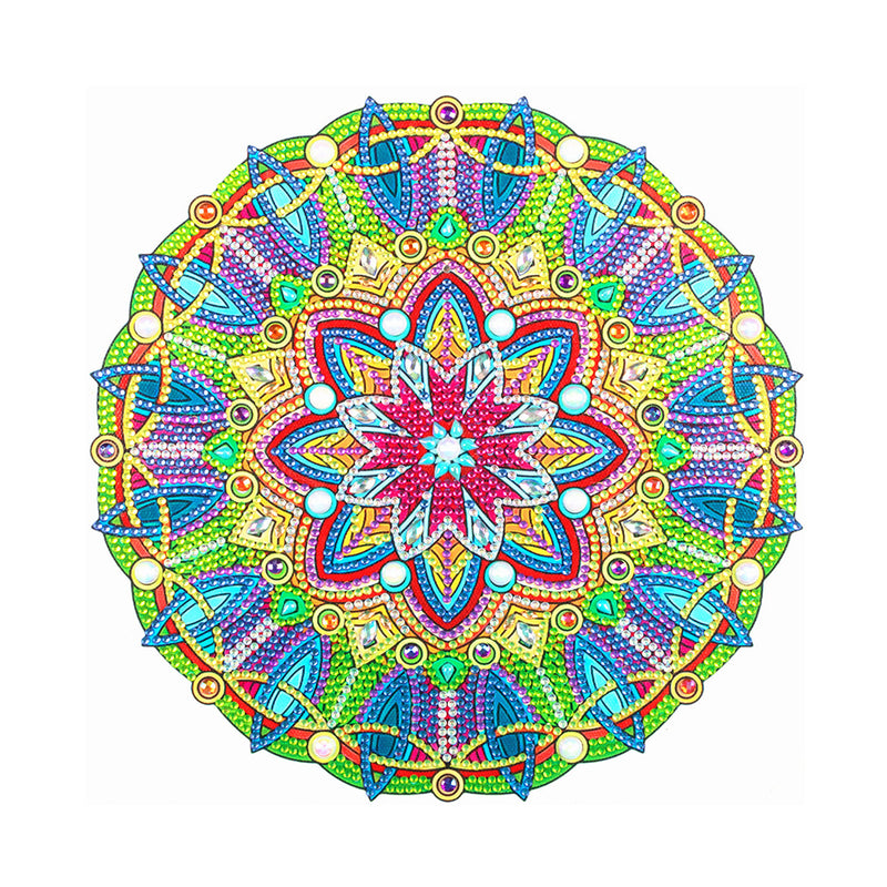 Green Mandala Special Shaped Drills Diamond Painting