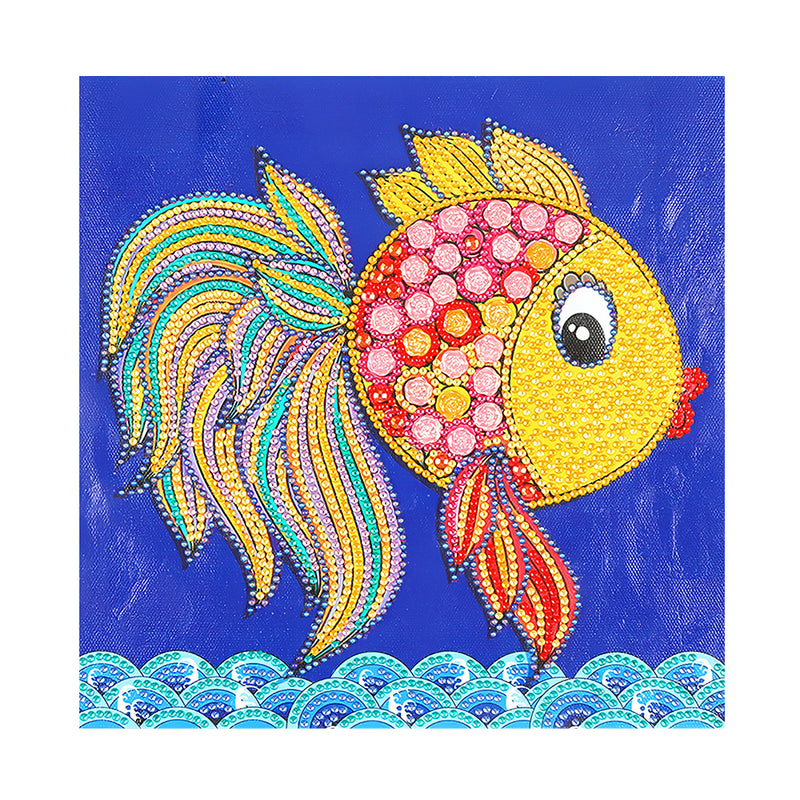 Surprised Colorful Little Goldfish Special Shaped Drills Diamond Painting