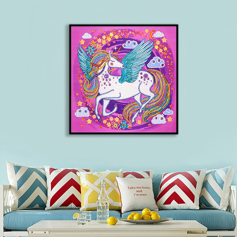 Unicorn with Wings Special Shaped Drills Diamond Painting