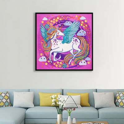 Unicorn with Wings Special Shaped Drills Diamond Painting