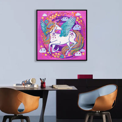 Unicorn with Wings Special Shaped Drills Diamond Painting