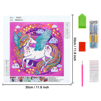 Unicorn with Wings Special Shaped Drills Diamond Painting