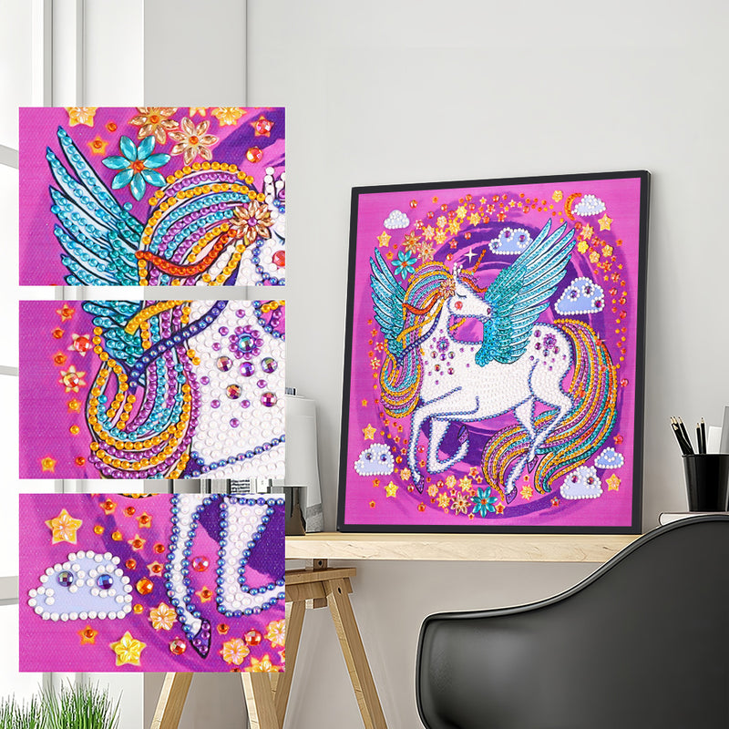 Unicorn with Wings Special Shaped Drills Diamond Painting