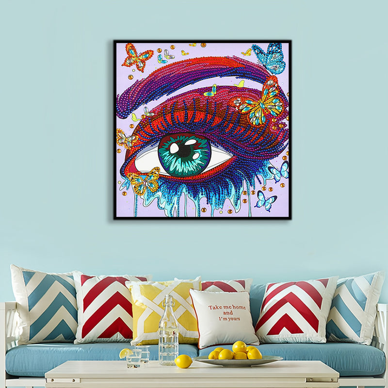 Butterfly Eye Special Shaped Drills Diamond Painting