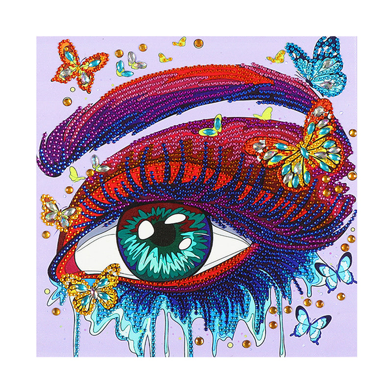 Butterfly Eye Special Shaped Drills Diamond Painting