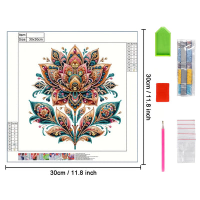 A Datura Flower Special Shaped Drills Diamond Painting