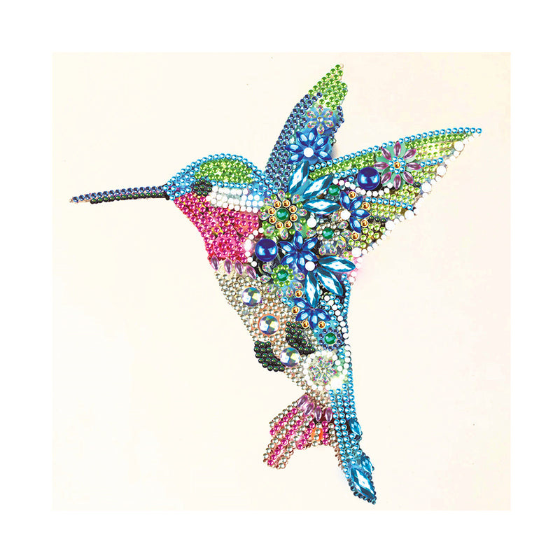 Blue and Green Hummingbird Special Shaped Drills Diamond Painting