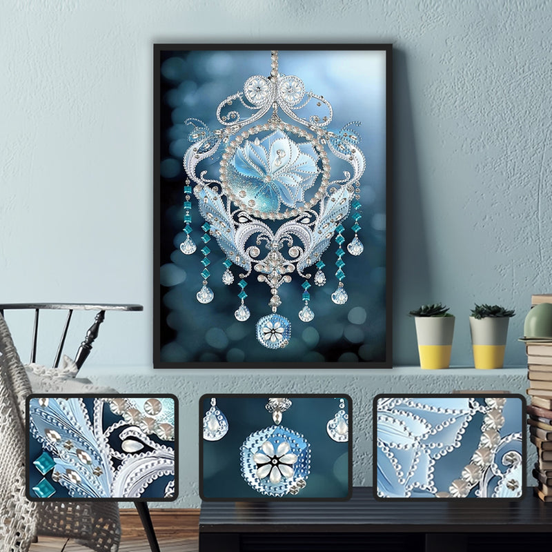 Ice Silver Dream Catcher Special Shaped Drills Diamond Painting