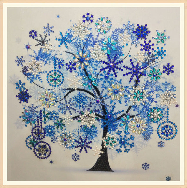 Special Shaped Drills Tree Diamond Painting