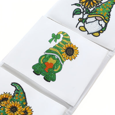 Dwarf and Sunflower Home Organizer Hanging Storage Bag Diamond Painting Kits