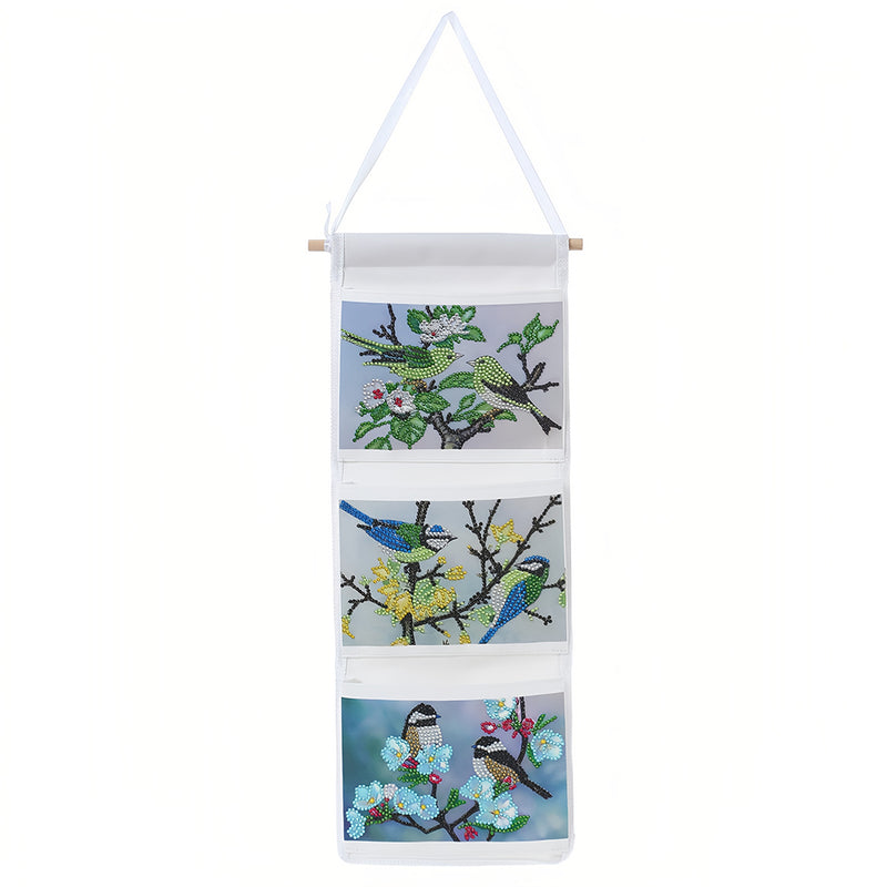 Cute Bird Home Organizer Hanging Storage Bag Diamond Painting Kits