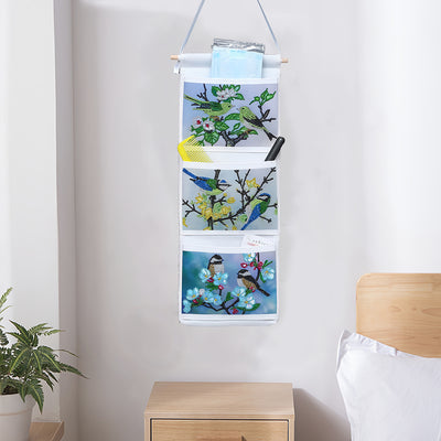 Cute Bird Home Organizer Hanging Storage Bag Diamond Painting Kits