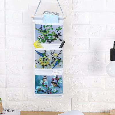 Cute Bird Home Organizer Hanging Storage Bag Diamond Painting Kits