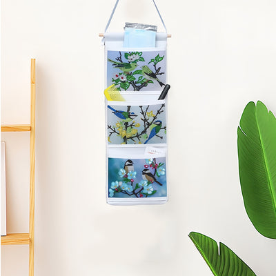 Cute Bird Home Organizer Hanging Storage Bag Diamond Painting Kits