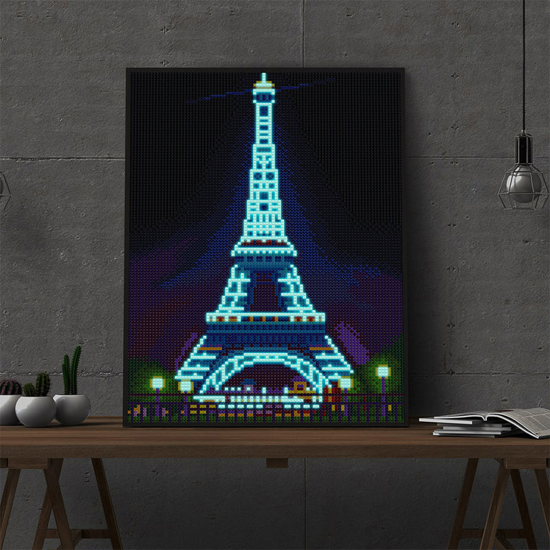 Eiffel Tower Luminous Crystal Rhinestone Diamond Painting