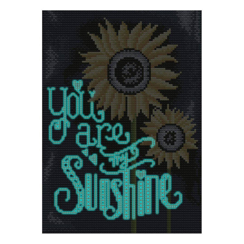 You are Sunshine Luminous Crystal Rhinestone Diamond Painting