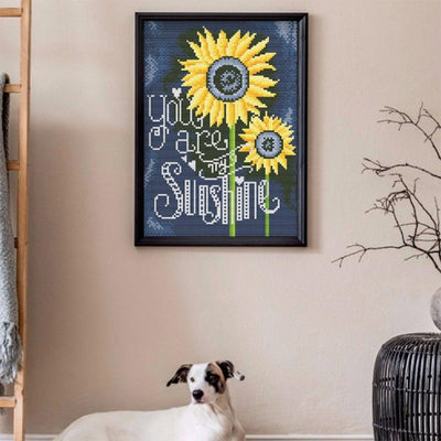 You are Sunshine Luminous Crystal Rhinestone Diamond Painting