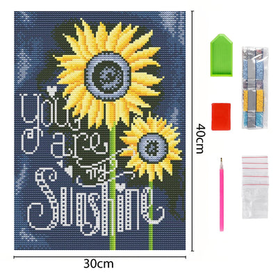 You are Sunshine Luminous Crystal Rhinestone Diamond Painting