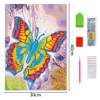 Beautiflu Butterfly Luminous Crystal Rhinestone Diamond Painting