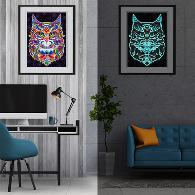 Colorful Owl Luminous Crystal Rhinestone Diamond Painting