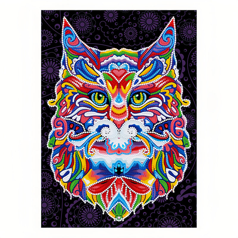 Colorful Owl Luminous Crystal Rhinestone Diamond Painting