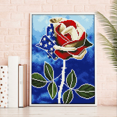 American Rose Luminous Crystal Rhinestone Diamond Painting