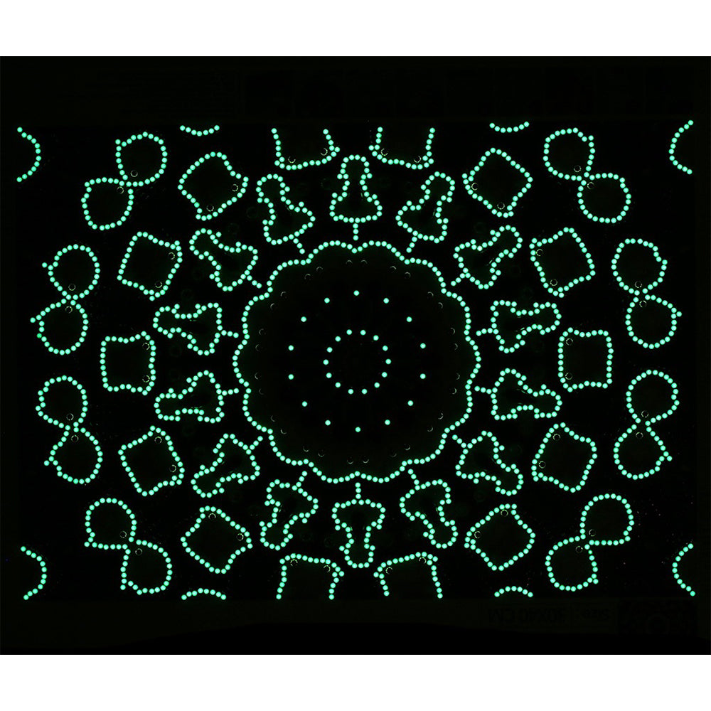 Purple Mandala Luminous Special Shaped Diamond Painting