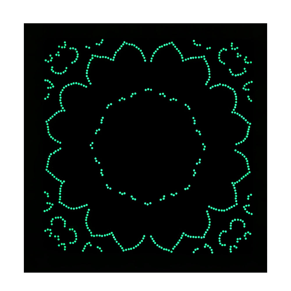 Red and Blue Mandala Luminous Special Shaped Diamond Painting