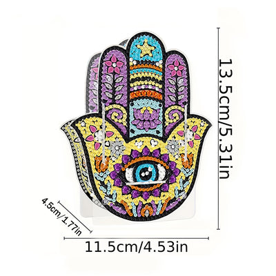 Hamsa Hand Diamond Painting Pen Holder