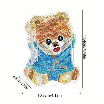 Cute Bear Diamond Painting Pen Holder