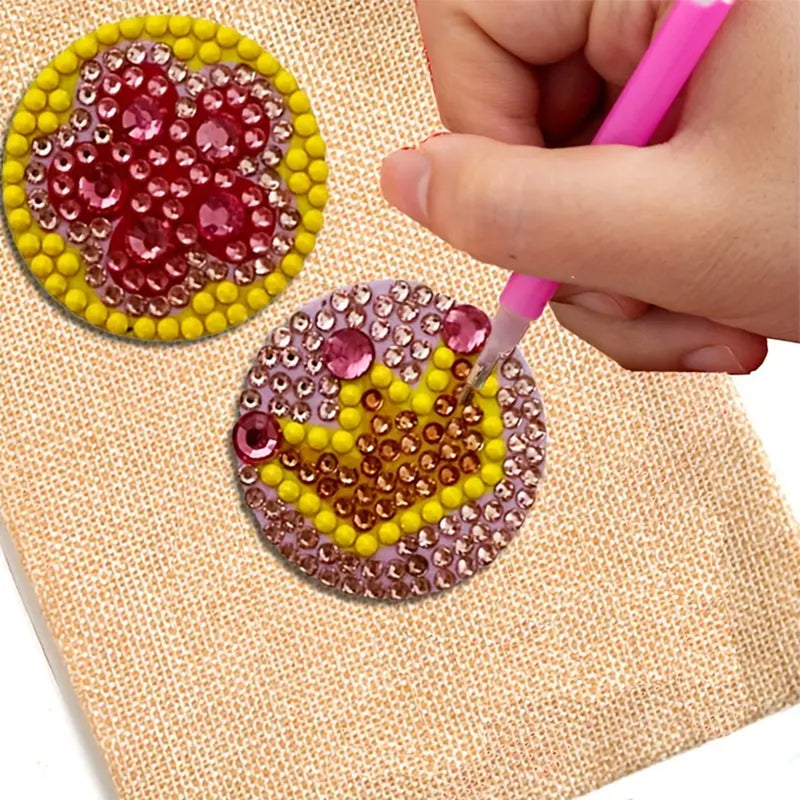 5Pcs Cute Pattern Mobile Phone Airbag Holder Diamond Painting Kits