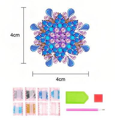 6Pcs Beautiful Petals Mobile Phone Airbag Holder Diamond Painting Kits