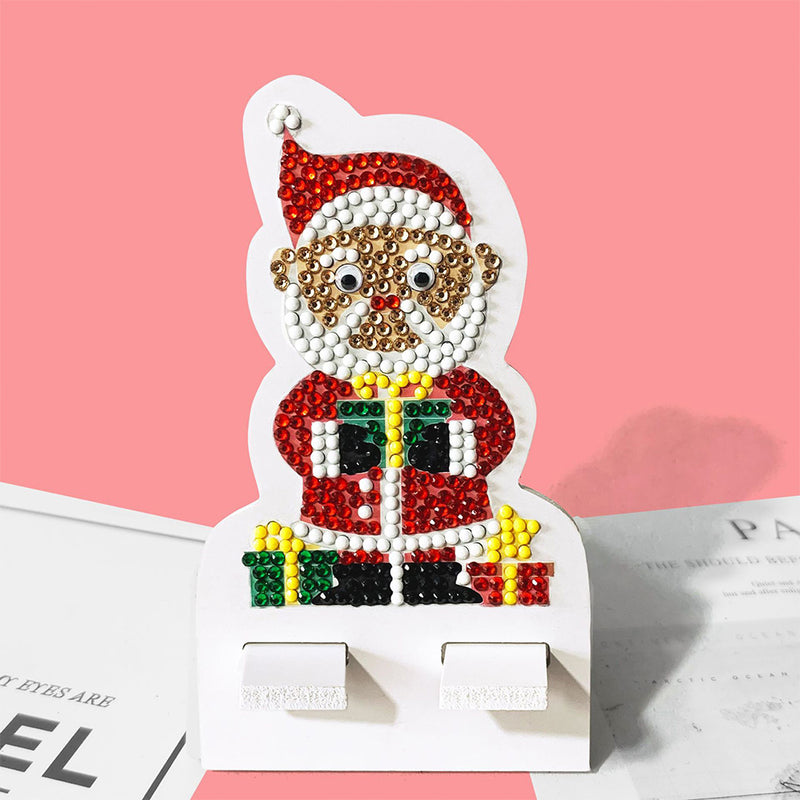 Christmas Santa Mobile Phone Resin Holder Diamond Painting Kits