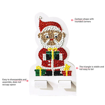 Christmas Santa Mobile Phone Resin Holder Diamond Painting Kits