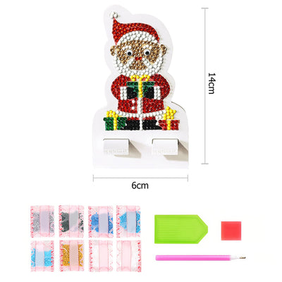 Christmas Santa Mobile Phone Resin Holder Diamond Painting Kits