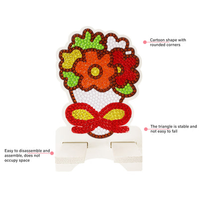 Little Flowers Mobile Phone Resin Holder Diamond Painting Kits