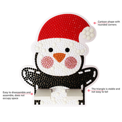 Christmas Snowman Mobile Phone Resin Holder Diamond Painting Kits