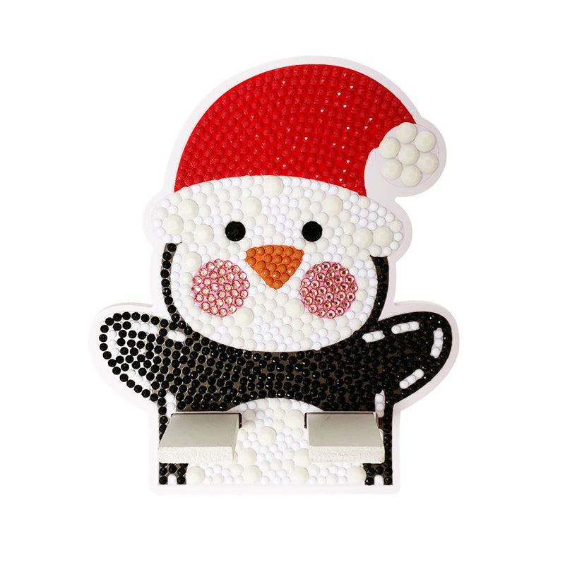 Christmas Snowman Mobile Phone Resin Holder Diamond Painting Kits